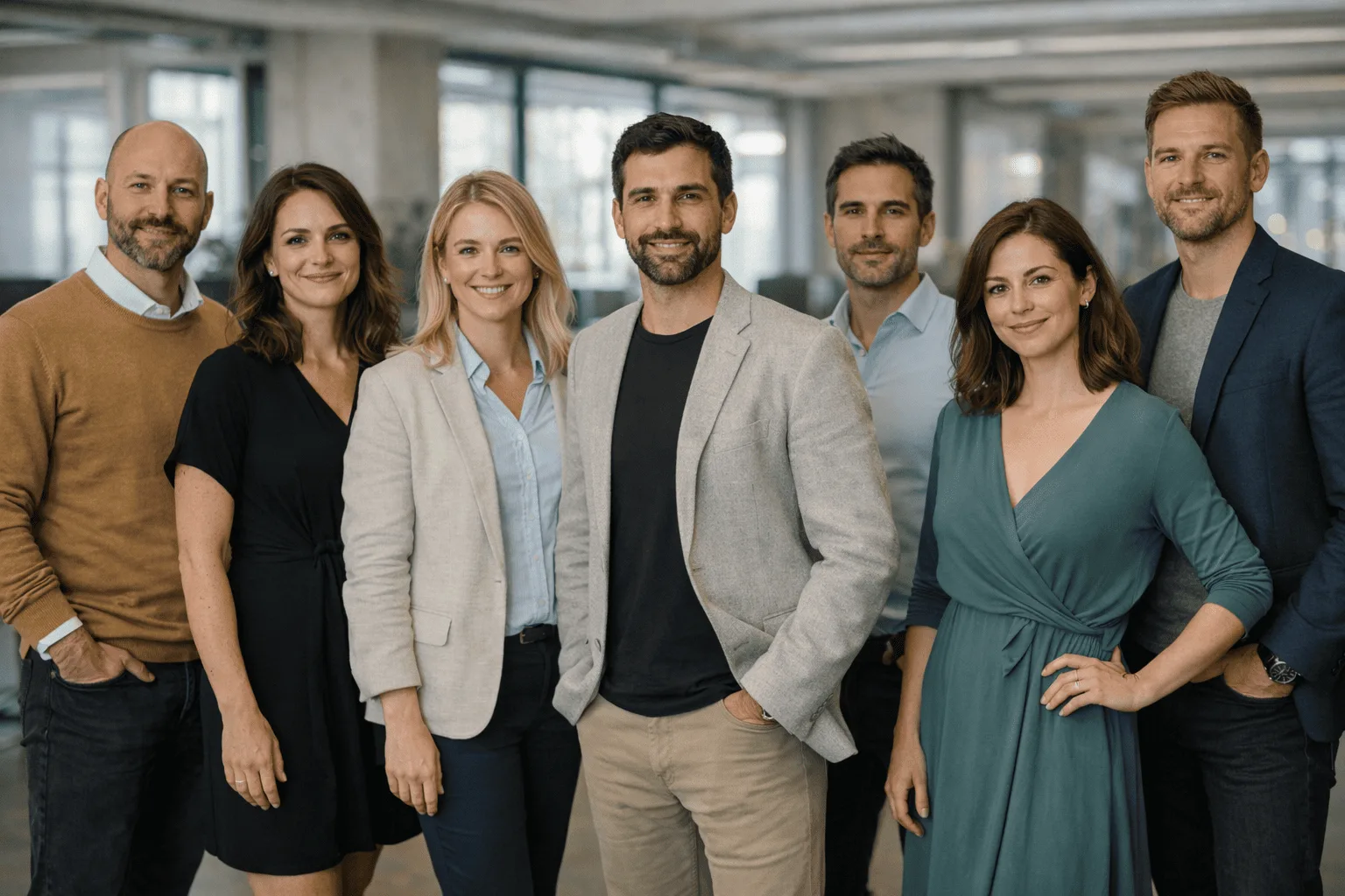 Team working on AI trading platform — Lince Fondanza